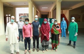 एमआरटीबी अस्पताल में भर्ती पांच मरीज स्वस्थ होकर बुधवार को अपने घर लौटे